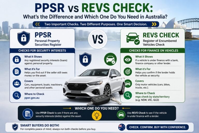 PPSR vs REVS Check