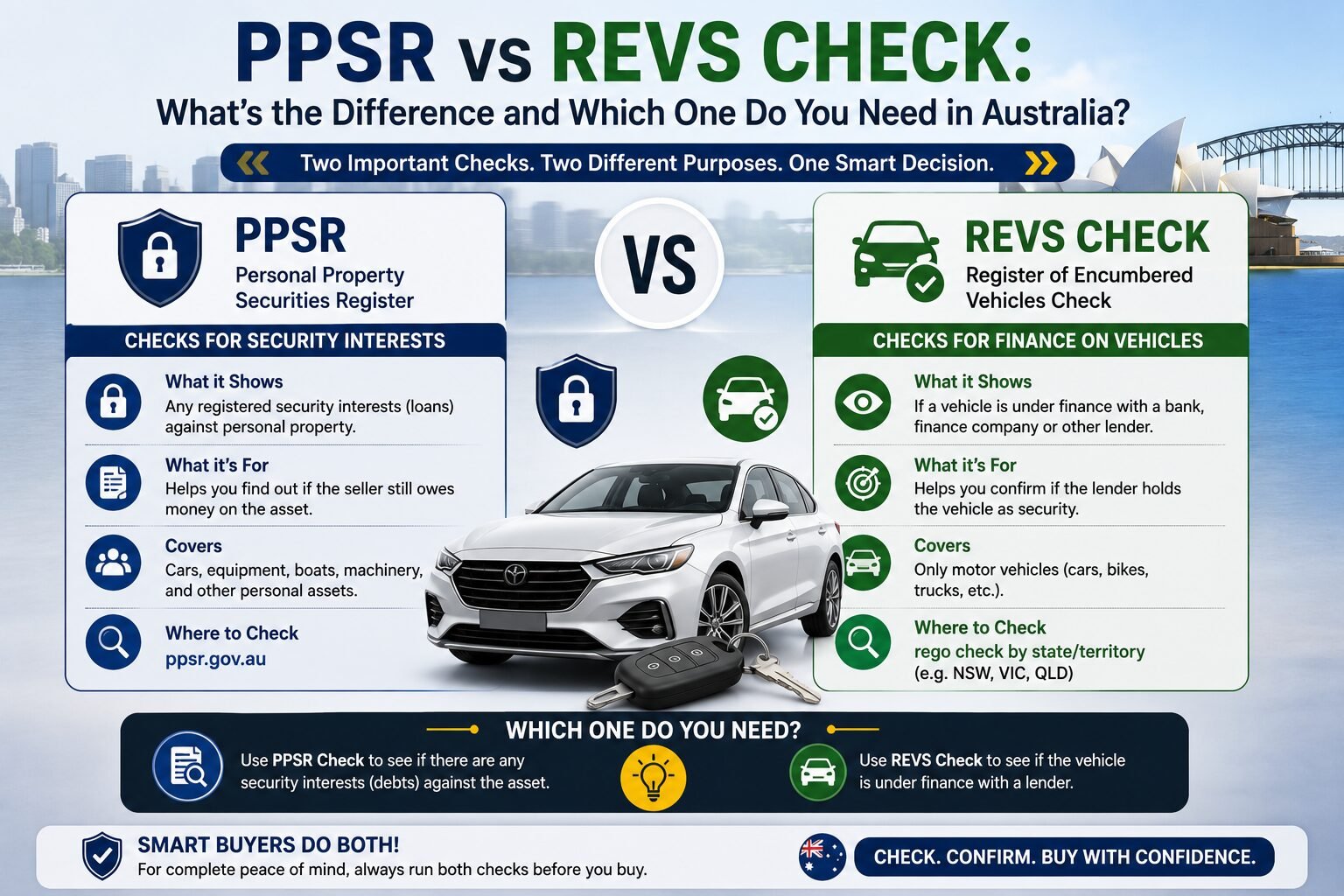 PPSR vs REVS Check