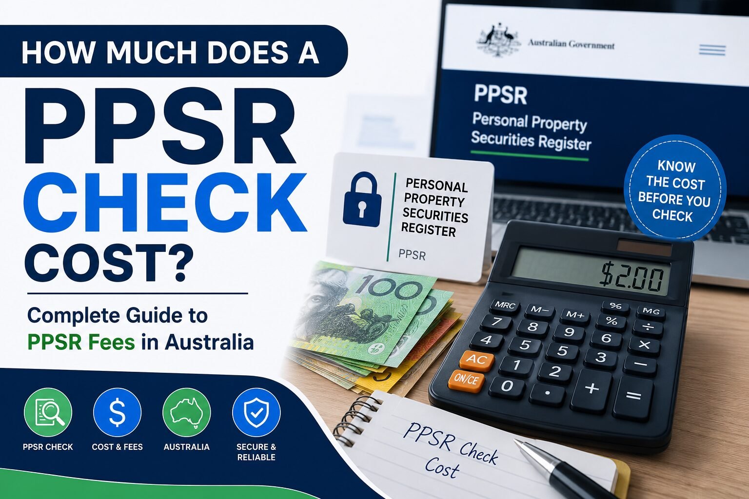 PPSR Check Cost