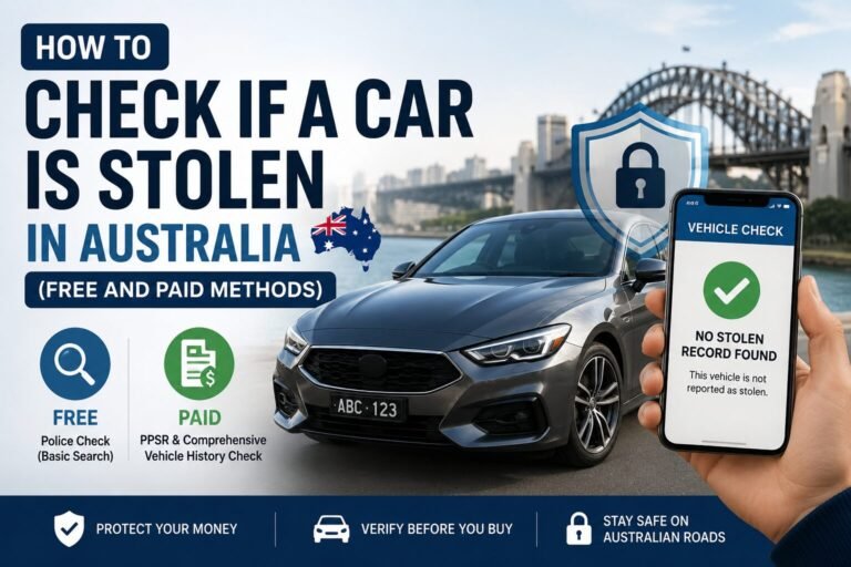 How to Check if a Car Is Stolen in Australia (Free and Paid Methods)