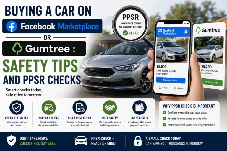 Buying a Car on Facebook Marketplace or Gumtree: Safety Tips and PPSR Checks