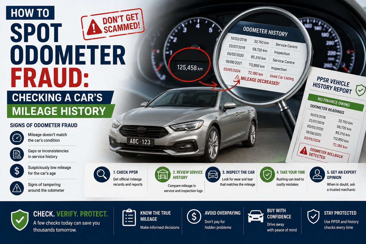 How to Spot Odometer Fraud: Checking a Car’s Mileage History