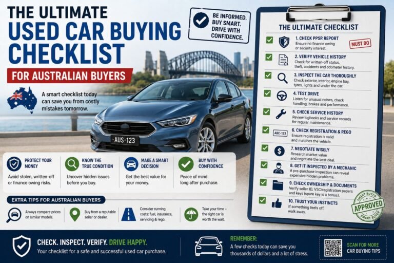 Used Car Buying Checklist for Australian Buyers